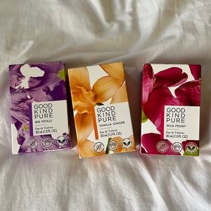 Good Kind Pure Clean Beauty Fragrances: Bundle of three scents